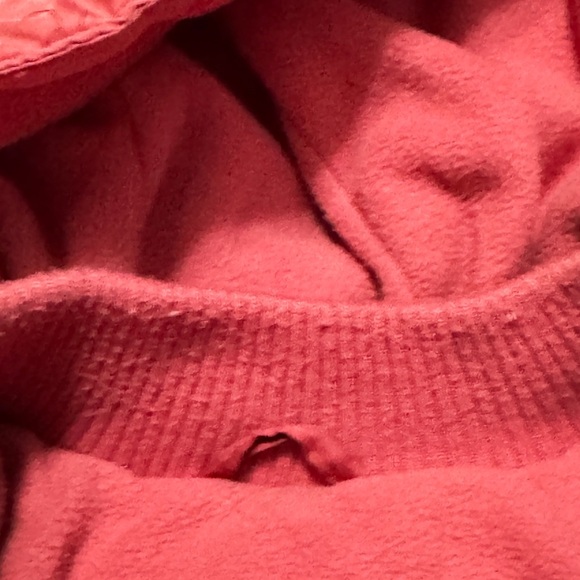 Nautica Girls Puffer Jacket Medium 8/10 Pink Gold Stars Hooded Winter Coat - Picture 10 of 10